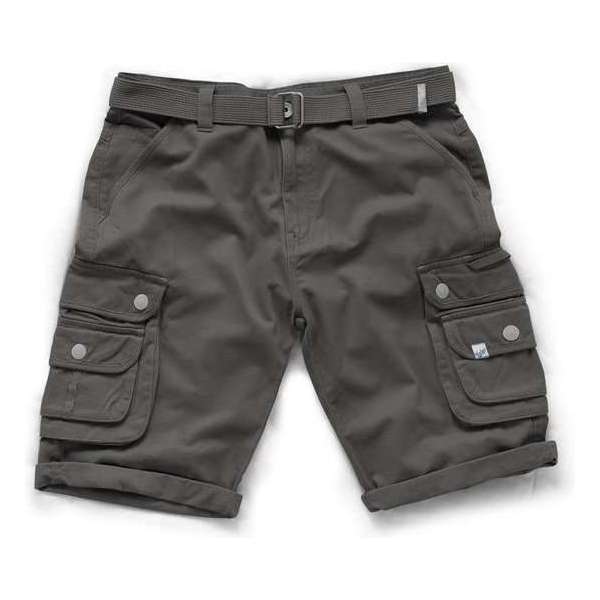 Scruffs Cargo Shorts Charcoal-32