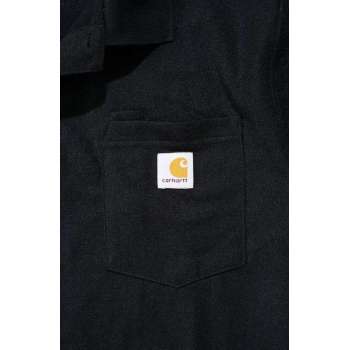 Carhartt Contractor's Work Pocket Black Polo Heren