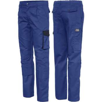 Ultimate Workwear - Werkbroek SHAWN - polykatoen - lichtgewicht tweekleurig Blauw (Kobalt/Royal Blue)/Blauw (Marine/Navy)