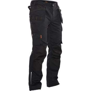 Jobman Practical 2322 Werkbroek Holsterpockets - Mannen - Zwart - 46