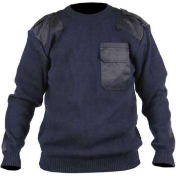 STØRVIK Commandotrui Acryl / Wol Heren Donkerblauw - Maat 2XL - DAMPIER