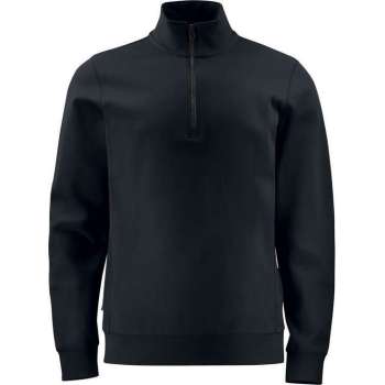 Projob Sweater met halve ritssluiting 642128 Zwart - Maat L