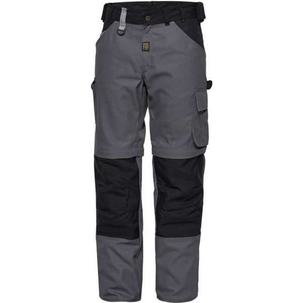 WorkZone 323-765 Zip-Off Broek Grijs-Zone maat 54