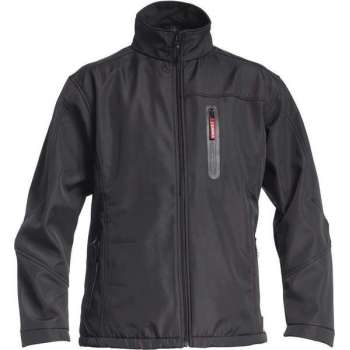 F. Engel 1225-229 Softshell Jack Zwart maat XL