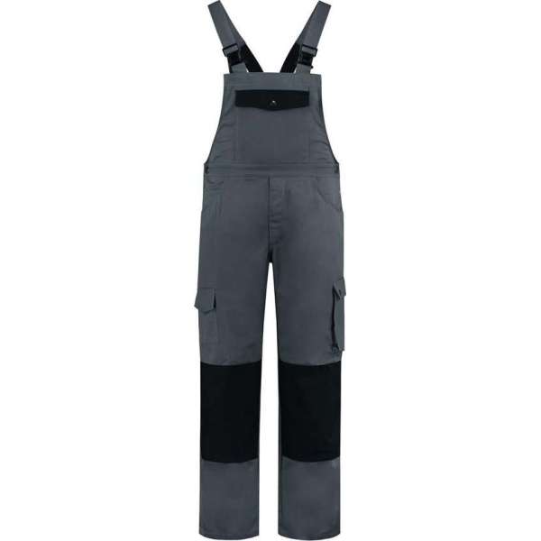 EM Workwear Tuinbroek katoen/polyester grijs-zwart maat 52