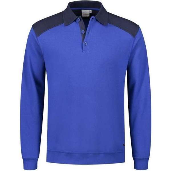 Santino Tesla 2color Polo-sweater (280g/m2) - Blauw | Marine - XXL