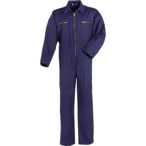 Ultimate Workwear -Rally Overall CALLUM met rits - 100% katoen - 245gr/m2 - Blauw (Kobalt/Royal Blue) maat 50