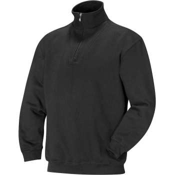 Jobman 5500, Werktrui Halfzip, heren, zwart