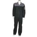 Yoworkwear Overall 100% katoen 2-kleurig zwart-grijs maat 57