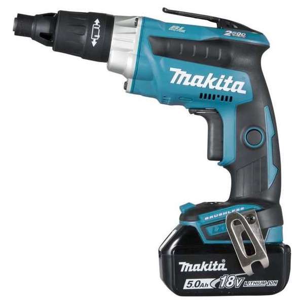 Makita DFS251RTJ 18V Li-Ion accu schroevendraaier set in Mbox (2x 5,0Ah accu)