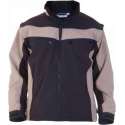 Hydrowear softshell jas, jack, werkjas rome khaki/zw L