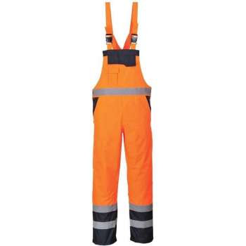 Amerikaanse overall Gevoerd Oranje/Blauw Portwest S489 - Maat 2XL