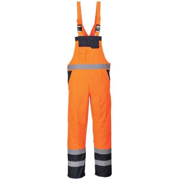 Amerikaanse overall Gevoerd Oranje/Blauw Portwest S489 - Maat 2XL