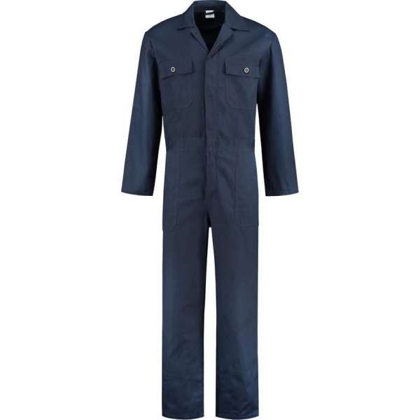 GAEVE Overall 100% katoen met kniezakken navy maat 52