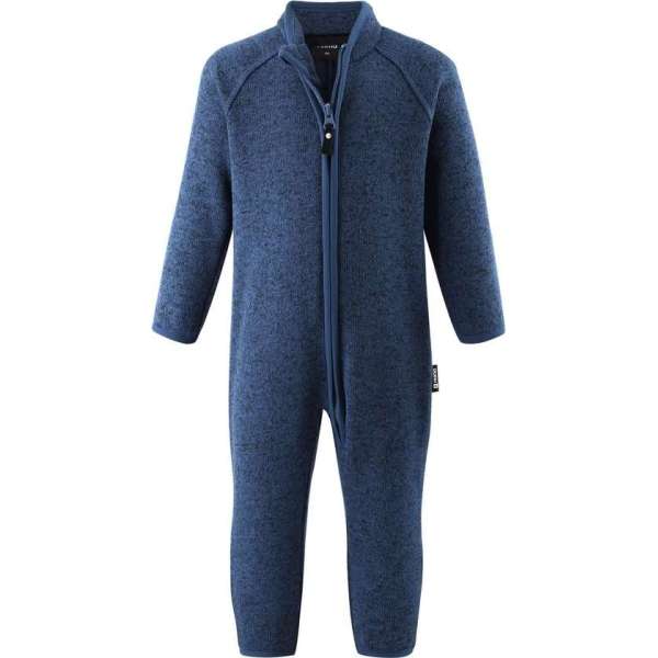 Reima - Fleece onesie voor baby's - Tahti - Jeans blauw - maat 80cm