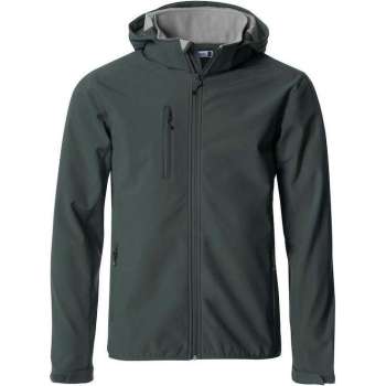 Clique Basic Hoody Softshell Jacket 020912 - Mannen - Pistol - XXL