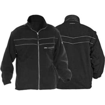 Hydrowear Kiel Fleece Jacket - Afritsbare Mouwen - Zwart maat L - Werktrui