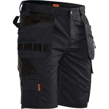 Jobman Practical 2722 Korte Werkbroek Holsterpockets - Mannen - Zwart - 52