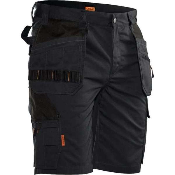 Jobman Practical 2722 Korte Werkbroek Holsterpockets - Mannen - Zwart - 52