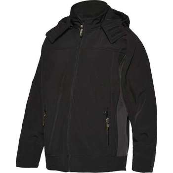 Workzone werkjas softshell jas Zwart| maat XXL 2XL