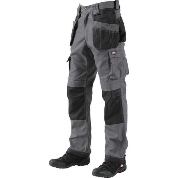 Lee Cooper - Cargo-broek Werkbroek - Grijs/Zwart - 36S