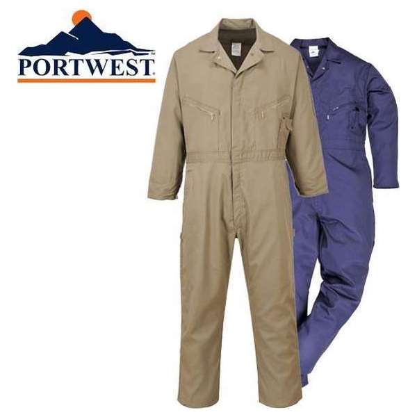 Portwest C812 %100 Katoenen Overalls Dubai mono-coton, Navy Maat S, Armada