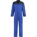 Yoworkwear Overall 100% katoen 2-kleurig korenblauw-navy maat 50