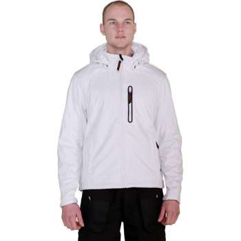 STØRVIK Softshell Werkjas Schilders Winddicht Heren Wit - Maat 2XL - NAPIER