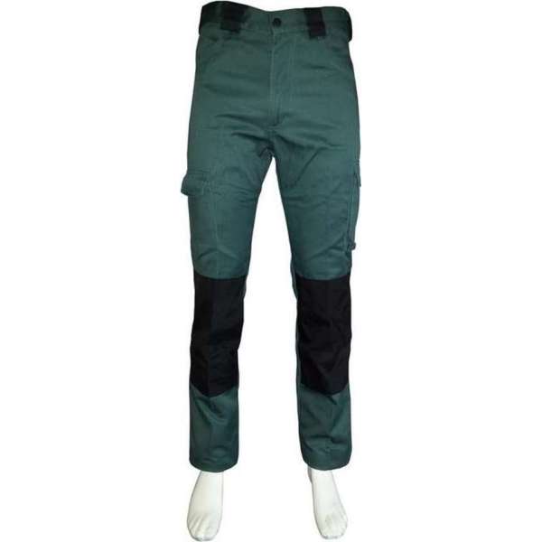 Yoworkwear Werkbroek katoen/polyester flessengroen maat 48