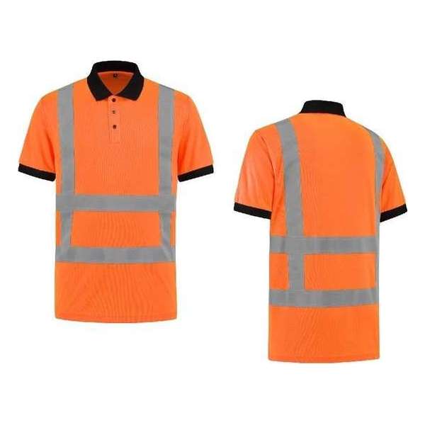 Polo-Shirt High Visibility RWS FluoOranje maat 4XL