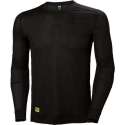 Helly Hansen T-shirt Lange Mouw Lifa Crewneck Zwart Mt Xs