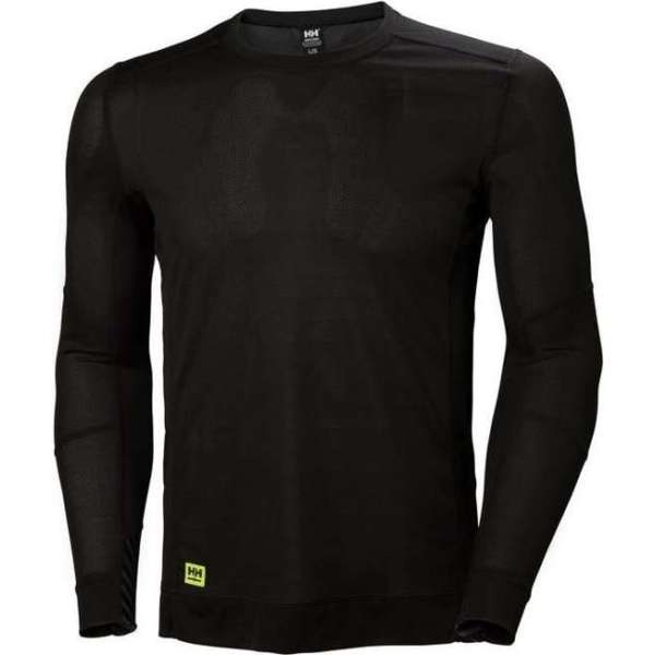 Helly Hansen T-shirt Lange Mouw Lifa Crewneck Zwart Mt Xs