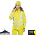 PORTWEST LW70 DAMES HI-VIS ADEMEND JACK GEEL MAAT L