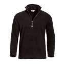 Santino fleece sweater Serfaus - Zwart - maat 3XL