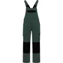 Yoworkwear Tuinbroek katoen/polyester flessengroen-zwart maat 56