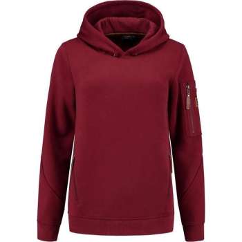 Tricorp 304006 Sweater Premium Capuchon Dames Bordeaux maat L