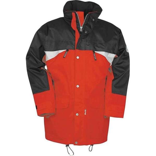 Sioen SEPP zwart/rood | All Seasons Jacket, wind- en waterbestendig | XL