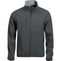 Clique Basic Softshell Jas Heren Antraciet maat L