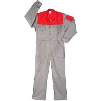 Havep 2000 overall   maat 50 2296 grijs/rood