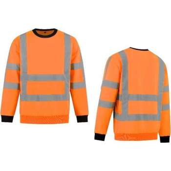 Sweater High Visibility RWS FluoOranje maat M