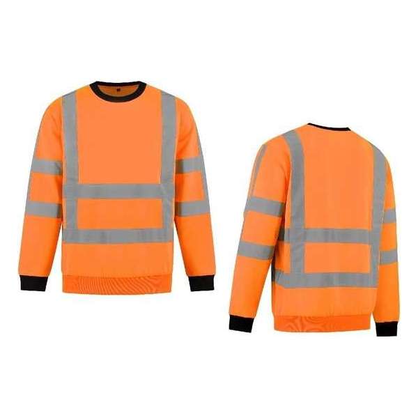 Sweater High Visibility RWS FluoOranje maat M