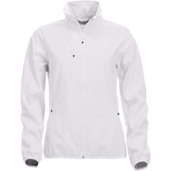 Clique Basic Softshell Jas Dames Wit maat M