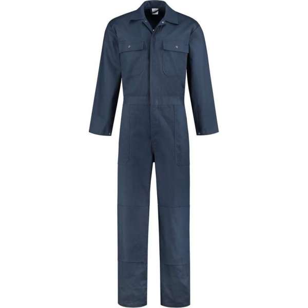 GAEVE Overall 100% katoen met kniezakken navy maat 46