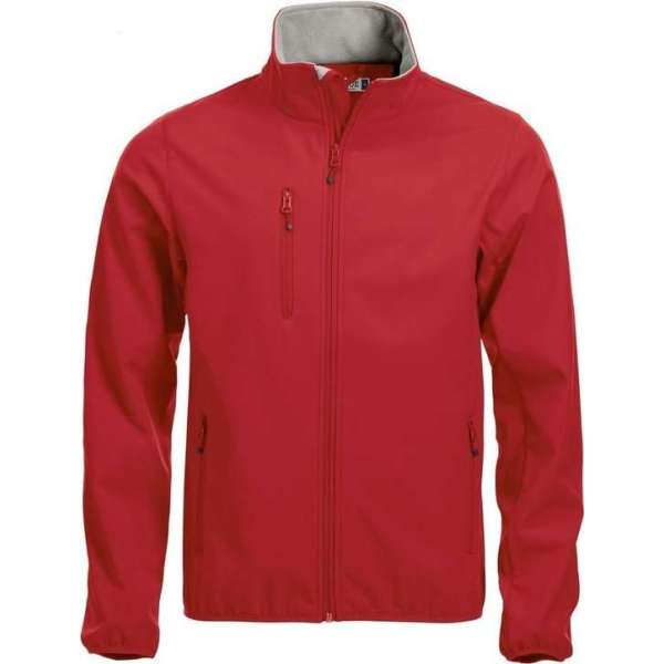 Clique Basic Softshell Jas Heren Red maat XXXL