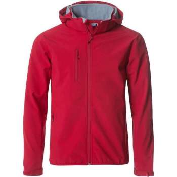 Clique Basic Hoody Softshell rood xs