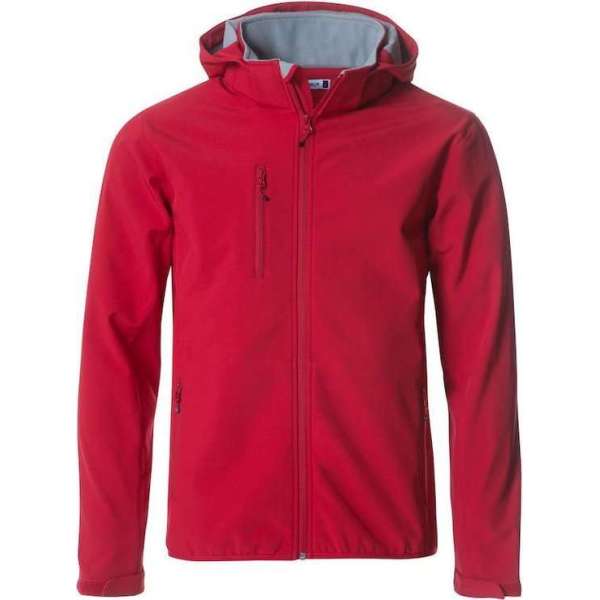 Clique Basic Hoody Softshell rood xs