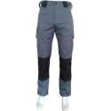 Yoworkwear Werkbroek katoen/polyester grijs-zwart maat 54