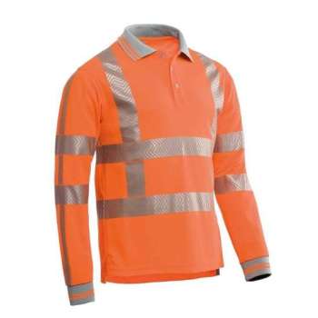 Santino Hivis poloshirt Vancouver - fluor oranje - maat S