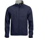 Clique Basic Softshell Jas Heren Donker Navy maat M