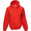 Workman Hooded Sweatvest Uni - 8403 rood - Maat 3XL